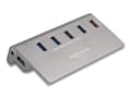 Miniatyrbild 2 av 5: Delock - Hubb - 10 Gbps, + 1 Fast Charging Port incl. Power Supply - 4 x USB 3.2 Gen 2 - skrivbordsmodell