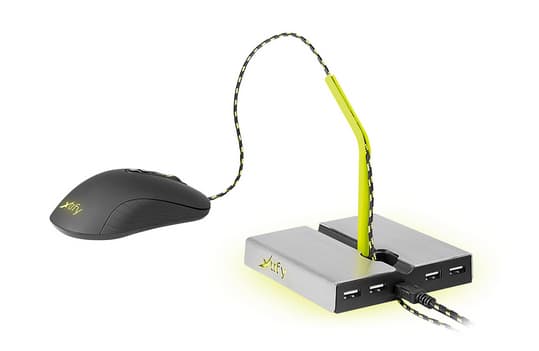 Xtrfy XG-B1-LED, USB 2.0, USB 2.0, 1,5 m, 108 mm, 108 mm, 23,5 mm