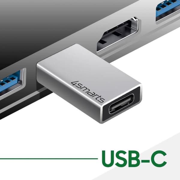 4smarts passiivinen sovitin USB-A 3.0 - USB-C, 2 kappaletta (540275)