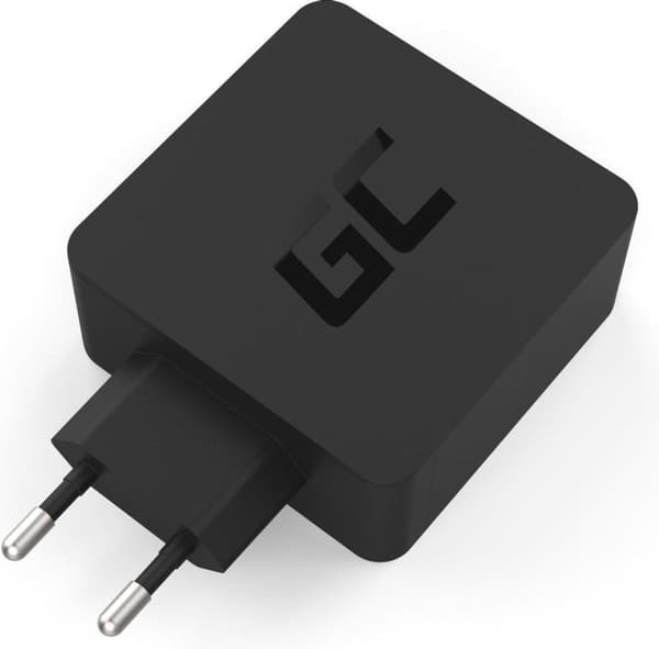 GREEN CELL Oplader USB-C 45W PD med kabel USB-C og ekstra USB-port til Asus ZenBook, HP Spectre, HP Envy x2