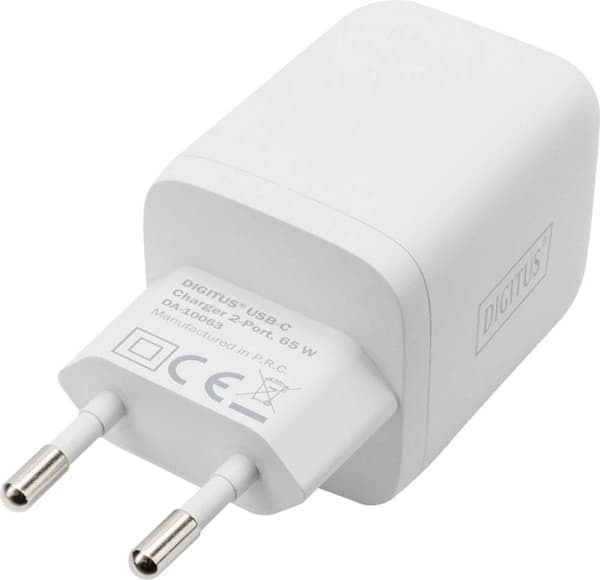 Digitus USB-C oplader - 2-ports - 65W GaN (DA-10063)