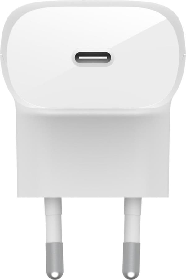 BELKIN 20W USB-C OPLADER MED STRØMLEVERING OG PPS-TEKNOLOGI (WCA006VF1MWH-B5)