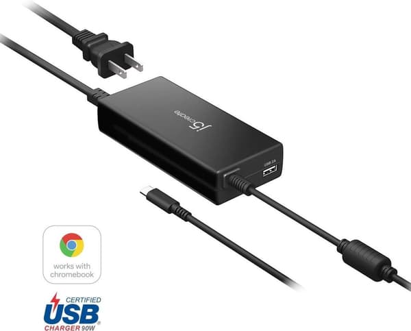 j5create JUP2290C-EN 100W PD USB-C superoplader - EU