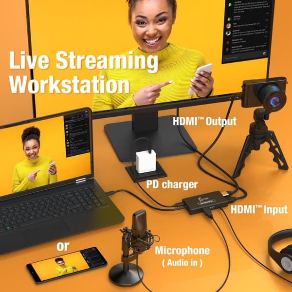 j5create Video Capture USB-hub