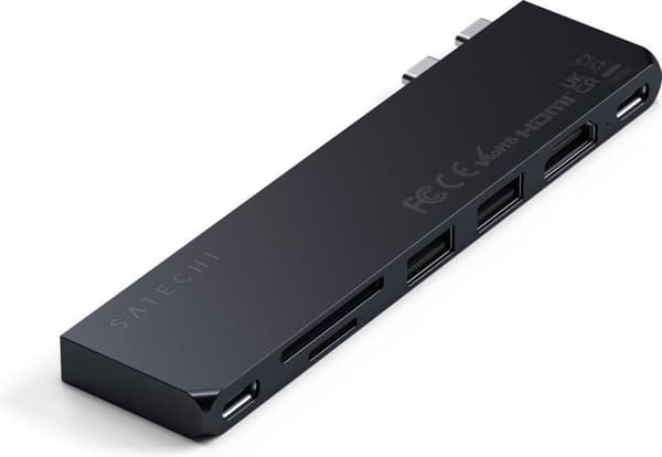 Satechi Type-C Pro Hub Slim midnight - Hub - Slim Case (ST-HUCPHSD)