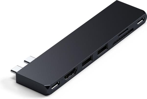 Satechi Type-C Pro Hub Slim midnight - Hub - Slim Case (ST-HUCPHSD)