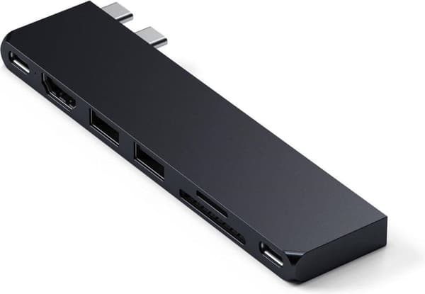 Satechi Type-C Pro Hub Slim midnight - Hub - Slim Case (ST-HUCPHSD)