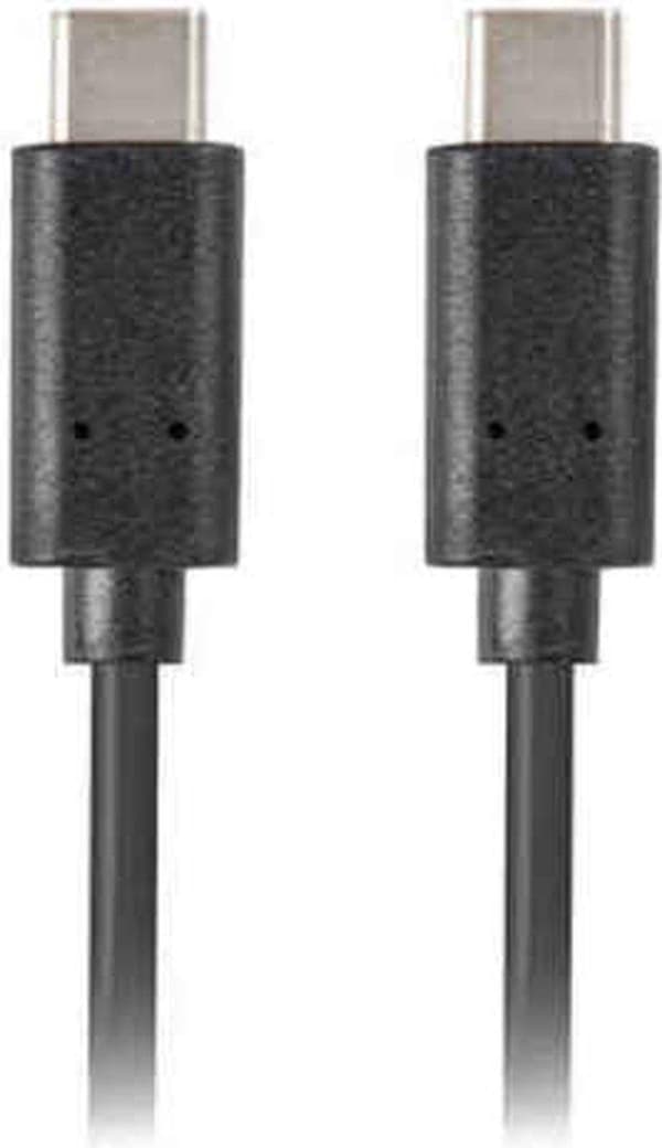 Lanberg CA-CMCM-10CU-0010-BK kaapeli USB 2.0 1m USB-C M/M Musta