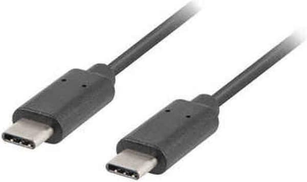 Lanberg CA-CMCM-10CU-0010-BK kaapeli USB 2.0 1m USB-C M/M Musta