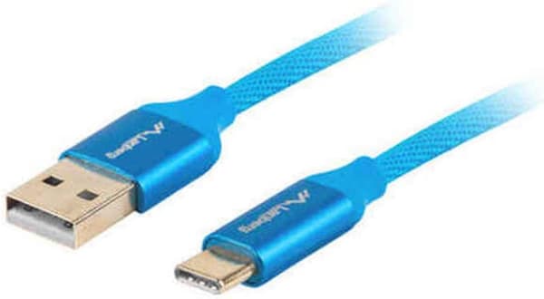 Lanberg CA-USBO-22CU-0010-BL USB-kabel 1 m USB 2.0 USB C USB A Blå