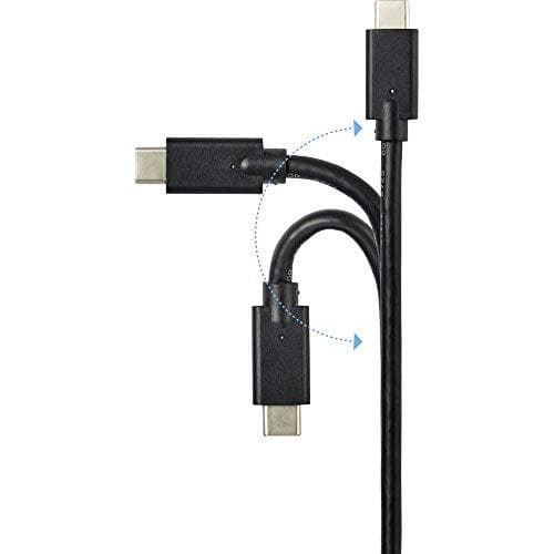 Renkforce USB-kabel USB 3.2 Gen2x2 USB-C™ han, USB-C™ han 2.00 m sort skærmet