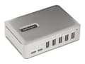 Miniatyrbild 2 av 5: StarTech.com 7-Port USB-C Hub, 5x USB-A + 2x USB-C, Self-Powered w/ 65W Power Supply, USB 3.1 10Gbps Hub w/ BC1.2 Charging, Desktop/Laptop USB Hub wi