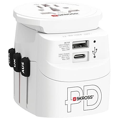 Skross 1.302473 rejseoplader PRO Light USB AC30PD World (1.302473)