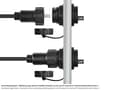 Miniatyrbillede 3 af 3: Alcasa IC04-U206. Stik: USB A, Farve på produkt: Sort, Stik køn: Hun (IC04-U206)