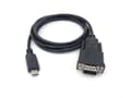 Miniatyrbillede 2 af 7: Udstyr - Kabel USB / seriel - 24 ben USB-C (M) til DB-9 (M) - 1,5 m - understøtter RS-232 seriel interface - Sort (133392)