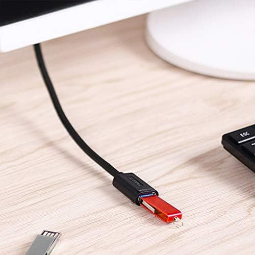 UNITEK Y-C456GBK USB-kabel 0,5 m USB 3.2 Gen 1 (3.1 Gen 1) USB A Sort