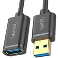 Miniatyrbillede 2 af 6: UNITEK Y-C456GBK USB-kabel 0,5 m USB 3.2 Gen 1 (3.1 Gen 1) USB A Sort