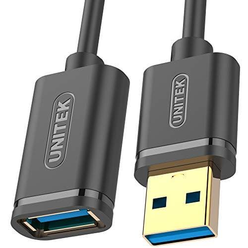 UNITEK Y-C456GBK USB-kabel 0,5 m USB 3.2 Gen 1 (3.1 Gen 1) USB A Sort