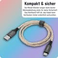 Miniatyrbillede 6 af 11: Ansmann USB-A / USB-C kabel med LED-belysning 100cm 1700-0158 (1700-0158)