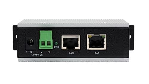 EXSYS GmbH PoE gigabit-injektor, metallhölje (upp till 24V) -40C till +75C (EX-6007POE-WT)