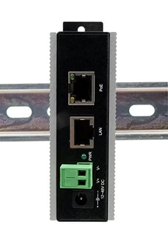 EXSYS GmbH PoE gigabit-injektor, metallhölje (upp till 24V) -40C till +75C (EX-6007POE-WT)