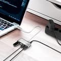 Miniatyrbild 2 av 6: LogiLink UA0404 USB 2.0 Hub 4 port, inkl. strömförsörjningsenhet (UA0404)