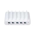 Miniatyrbillede 2 af 5: COMPULOCKS 5 PORT USB OG USB-C FLERE TABLET-LADESTATION HVID (5PUSBCDKS-EU)