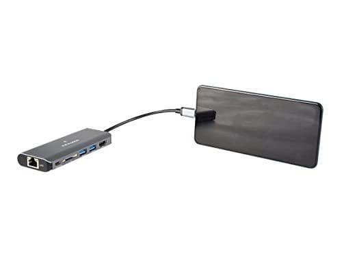 Kramer KDock-2 USB-C Hub Multiport Adapter - Dockningsstation - USB-C - HDMI - GigE