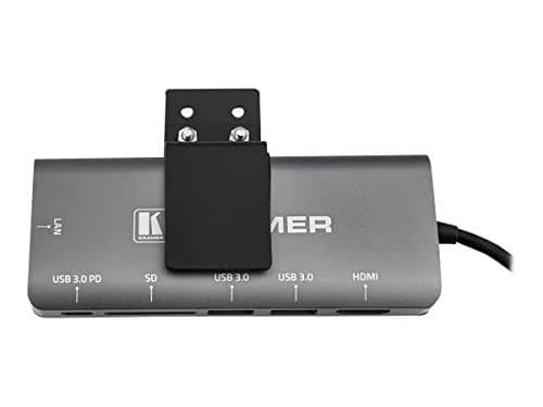 Kramer KDock-2 USB-C Hub Multiport Adapter - Dockningsstation - USB-C - HDMI - GigE