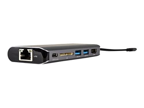 Kramer KDock-2 USB-C Hub Multiport Adapter - Dockningsstation - USB-C - HDMI - GigE