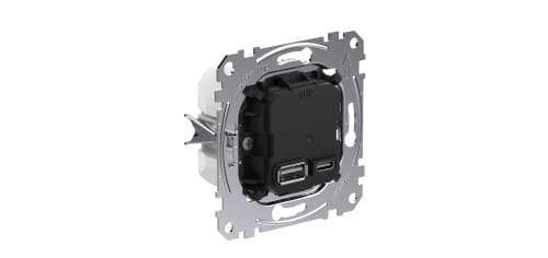 Mertenin USB-latausliitin tyyppi A+C ja Power-Delivery-T MEG4366-0120 (MEG4366-0120)