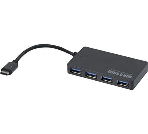 USB 3.0 -keskitin, 4-porttinen Compact Type C USB 3.0 -keskitin (021308)