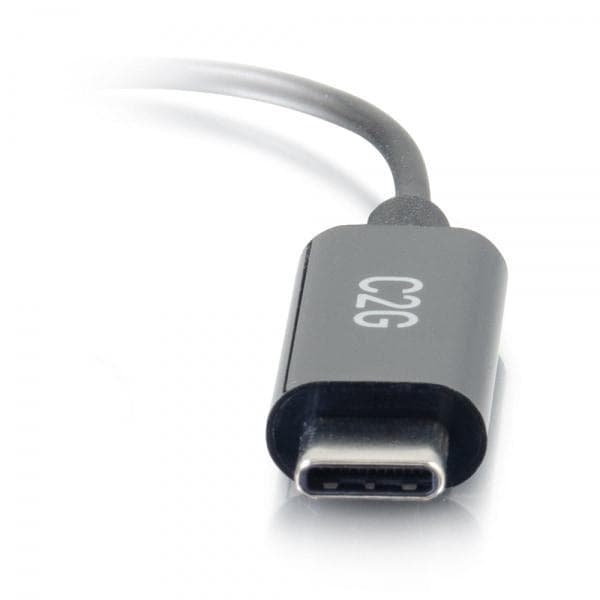 C2G USB C til Aux (3,5 mm) adapter - USB C lydadapter - USB-C til jack adapter - 24 ben USB-C han til stereo mini-jack hun