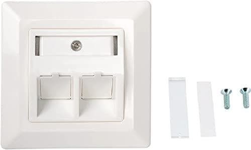 Schwaiger samledåse 2x Keystone hvid (NKSD2532)