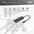 Miniatyrbild 4 av 6: DIGITUS MST Hub - videodistributör - USB-C - 3 x HDMI - stationär