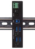 Pikkukuva 3 / 11: EXSYS GmbH 4-porttinen USB 3.2 Gen 1 Metal HUB, DIN-kisko, 15KV ESD-suojaus (Tiveco) (EX-11244HMS)