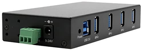 EXSYS GmbH 4-portars USB 3.2 Gen 1 Metal HUB 15KV ESD-skydd (Tiveco) (EX-11234HMS)
