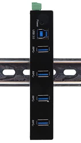 EXSYS GmbH 4-portars USB 3.2 Gen 1 Metal HUB 15KV ESD-skydd (Tiveco) (EX-11234HMS)