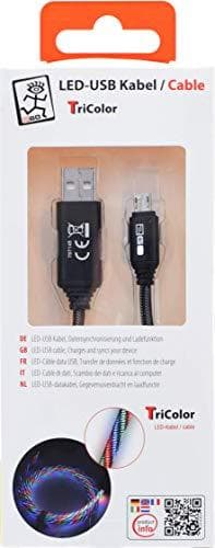 2GO 797145 USB-kabel 1 m USB B Micro-USB B Flerfärgad (797145)