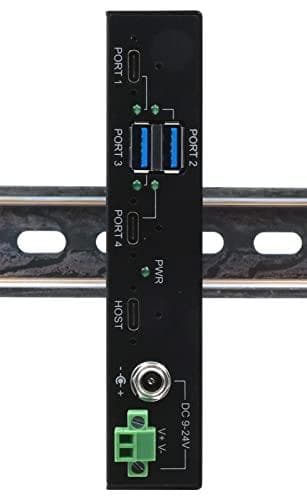 EXSYS GmbH 4-portars metall USB 3.2 Gen 2 med 2x C och 2x A-kontakt (Tiveco) (EX-11295HMS)