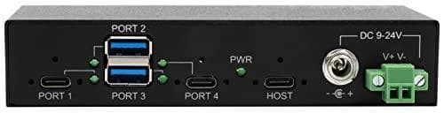 EXSYS GmbH 4-portars metall USB 3.2 Gen 2 med 2x C och 2x A-kontakt (Tiveco) (EX-11295HMS)