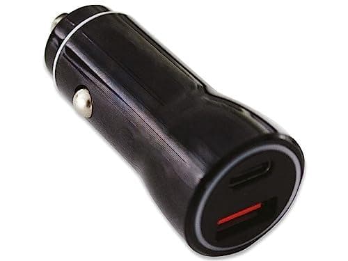 IWH dobbelt USB-C bilopladerstik 2,1A belastningsstrøm maks.=2,1 A (019053)