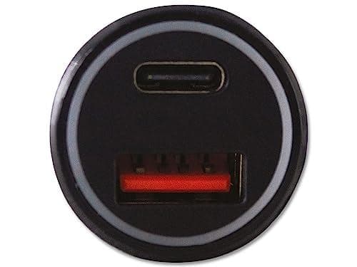 IWH dobbelt USB-C bilopladerstik 2,1A belastningsstrøm maks.=2,1 A (019053)