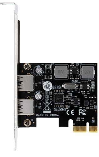 EXSYS GmbH USB 3.2 Gen 1 PCIe-kort med 2 porte, 3A (Renesas) (EX-11192)