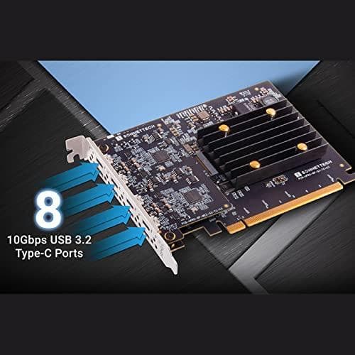 Sonnet Allegro Pro - USB-sovitin - PCIe 3.0 x16 - USB-C 3.2 Gen 2 x 8