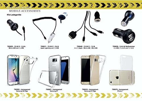 carstyling XXL 2GO datakabel USB - röd/typ C, 1 m ~ snabb leverans inom 24 timmar ~
