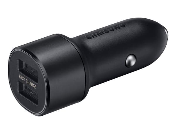 Samsung EP-L1100 Dual USB Biloplader / Hurtigoplader 15W - Sort