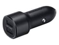 Miniatyrbillede 3 af 4: Samsung EP-L1100 Dual USB Biloplader / Hurtigoplader 15W - Sort