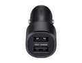 Miniatyrbillede 4 af 4: Samsung EP-L1100 Dual USB Biloplader / Hurtigoplader 15W - Sort