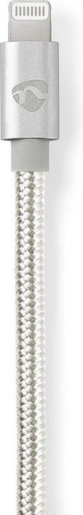 Miniatyrbillede 3 af 8: Nedis USB-kabel | USB 2.0 | Apple Lightning 8 Pin | USB-C™ han | 480 Mbps | forgyldt | 2,00 m | runde | Strikket / Nylon | Aluminium | Dæk vindueskass